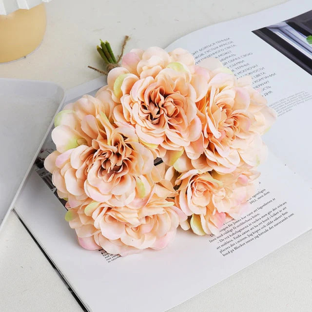 Pink Silk Rose Artificial Flowers